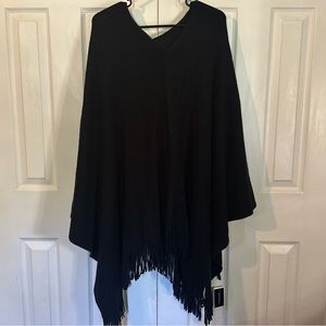 Jane & Berry Black Poncho